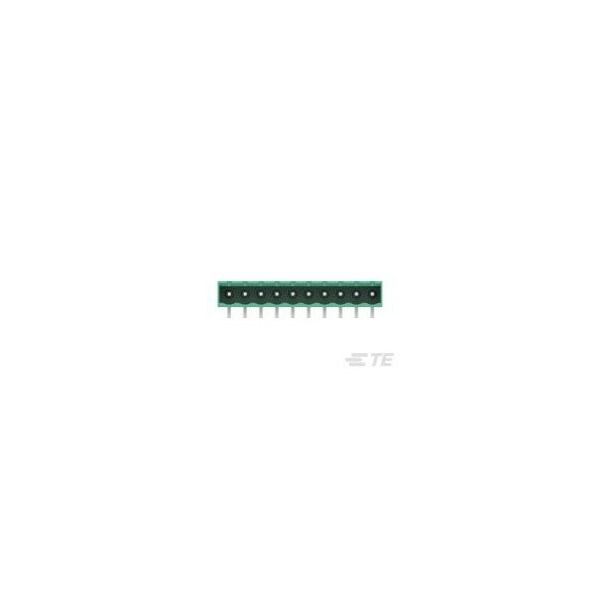 Te Connectivity 10POS 5.08MM CE R/A HDR TRM BK - 1-796638-0