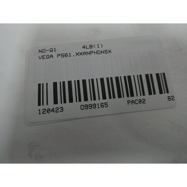 Vega VEGAPULS 61 Sensores de nivel de radar y transmisor de 9.6-36V-DC - PS61.XXANPHDNSX