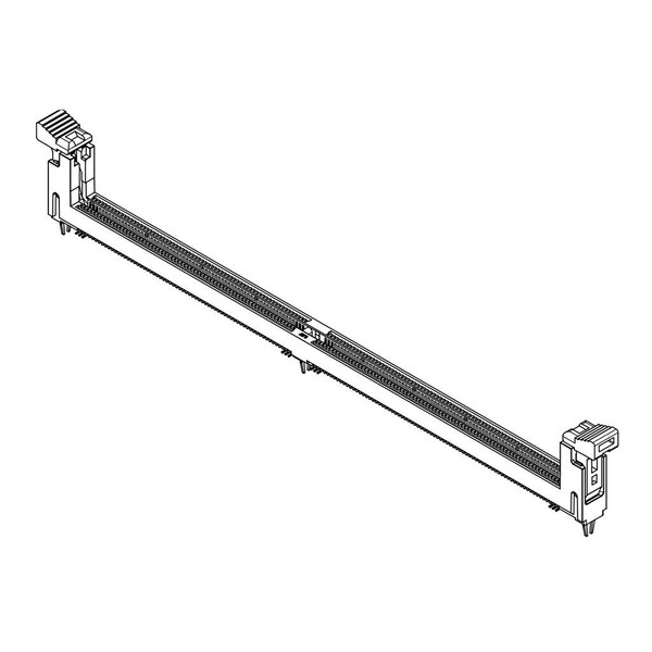 Molex Card Edge Connector, 288 Contact(S), 2 Row(S), Female, Straight, 0.033 Inch Pitch, Surface Mount - 787301002