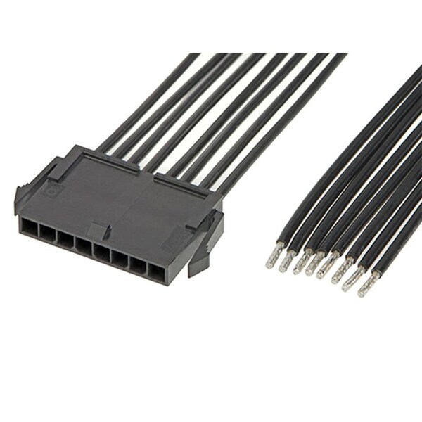 Molex Micro-Fit 3.0 Male-To-Pigtail Off-The-Shelf (Ots) Cable Assembly, Single Row - 2147531082