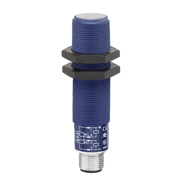 Sensor ultrasónico cilíndrico M18-Sn 0 - XX518A1KAM12 de Telemecanique Sensors