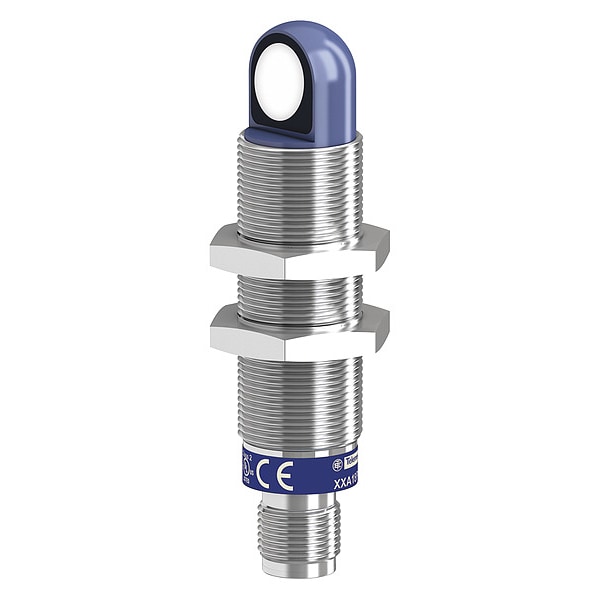 Sensor ultrasónico cilíndrico Telemecanique Sensors, carcasa de acero inoxidable - XXA18S1AM12