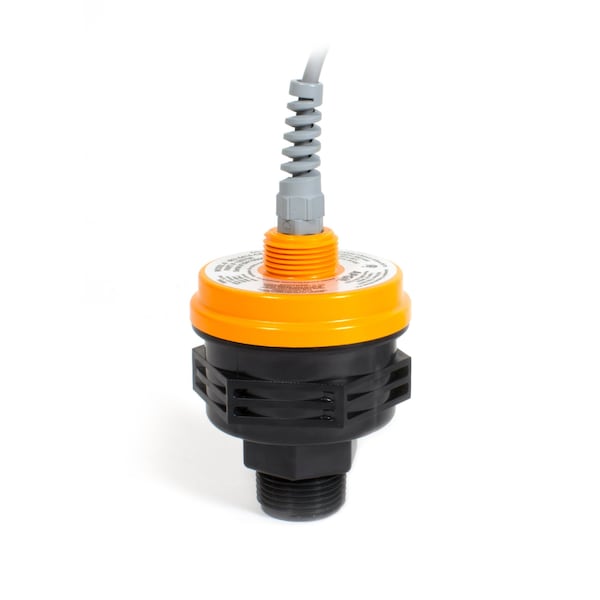 Sensor de nivel ultrasónico Apg 4 - 79 pulgadas de alcance, 1” MNPT, 4-20 mA con 2 salidas NPN, cable de 6 pies - IRU-5415-C6