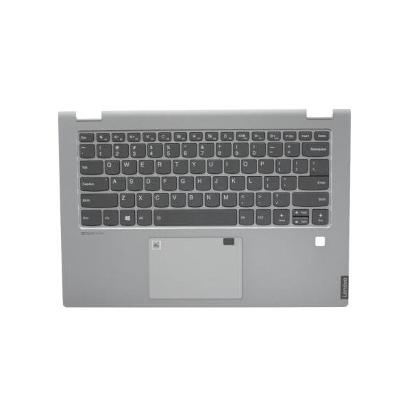 Lenovo UP ASSY AL GRY FP W/BLKB US - 5CB0U42110