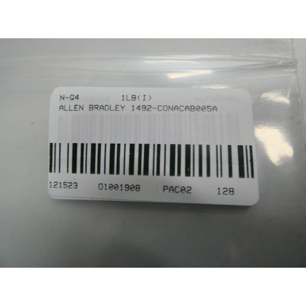 Allen Bradley Cable preinstalado SER A 0.5M 240V-AC CORDSET - 1492-CONACAB005X