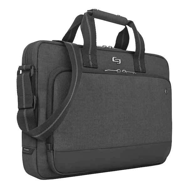 Solo Ny Urban Slimbrief, Fits Devices Up to 15.6 in., Polyester, 16 in. x 3 in. x 11.5 in., Gray - UBN110-10