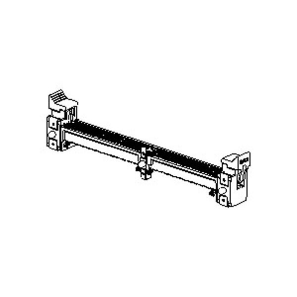 Molex Card Edge Connector, 244 Contact(S), 2 Row(S), Female, Right Angle, 0.024 Inch Pitch, Surface Mount - 780011244