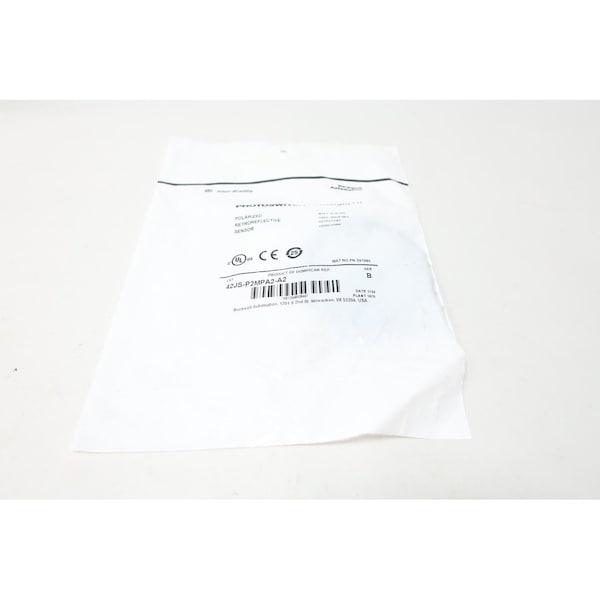 Allen Bradley VISISIGHT PHOTOSWITCH SENSOR RETRORREFLECTANTE 10-30V-DC SENSOR FOTOELÉCTRICO - 42JS-P2MPA2-A2