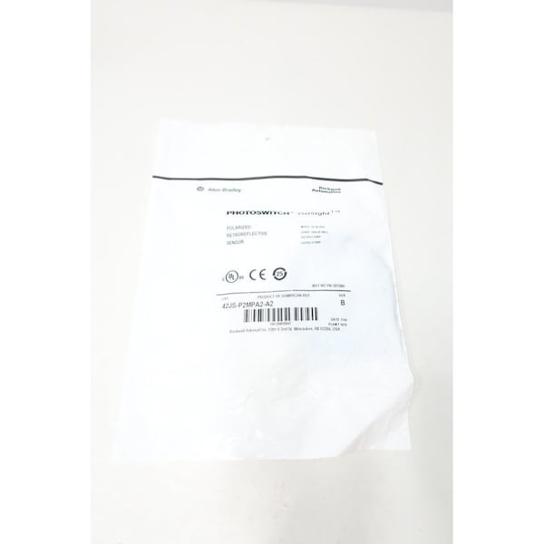 Allen Bradley VISISIGHT PHOTOSWITCH SENSOR RETRORREFLECTANTE 10-30V-DC SENSOR FOTOELÉCTRICO - 42JS-P2MPA2-A2