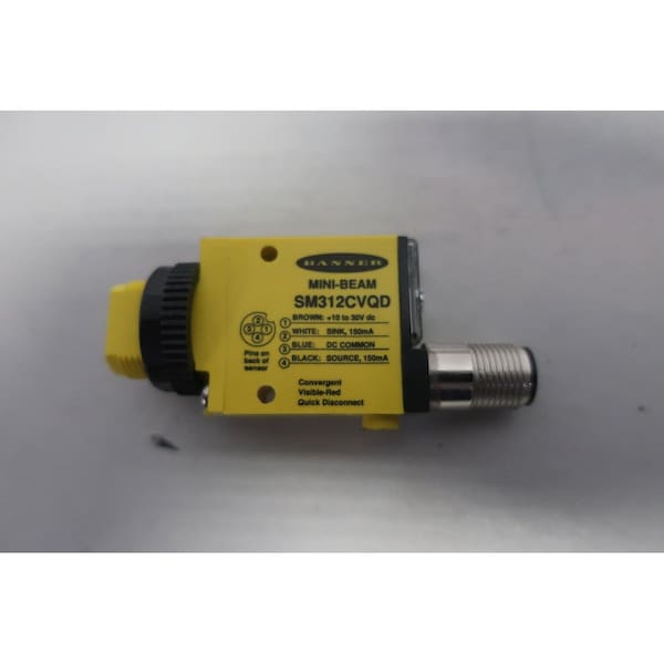 Banner Mini-Beam 10-30V-Dc Sensor Fotoeléctrico - SM312CVQD