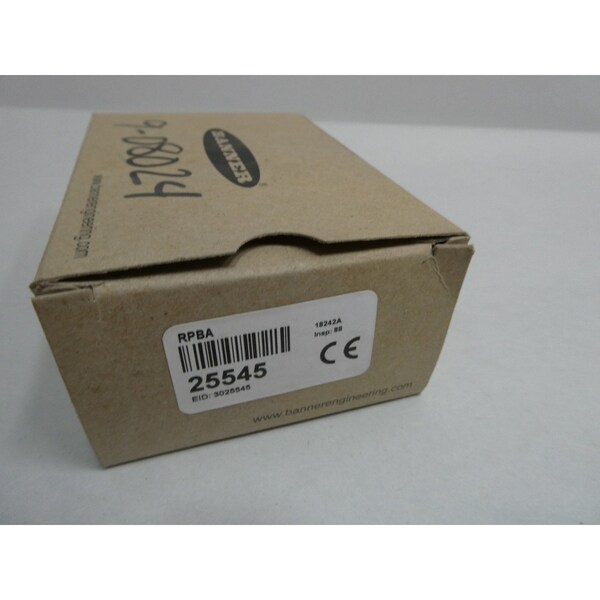 Banner MAXI-BEAM RPBA BLOQUE DE ALIMENTACIÓN 105-130V-AC SENSOR FOTOELÉCTRICO - RPBA 25545