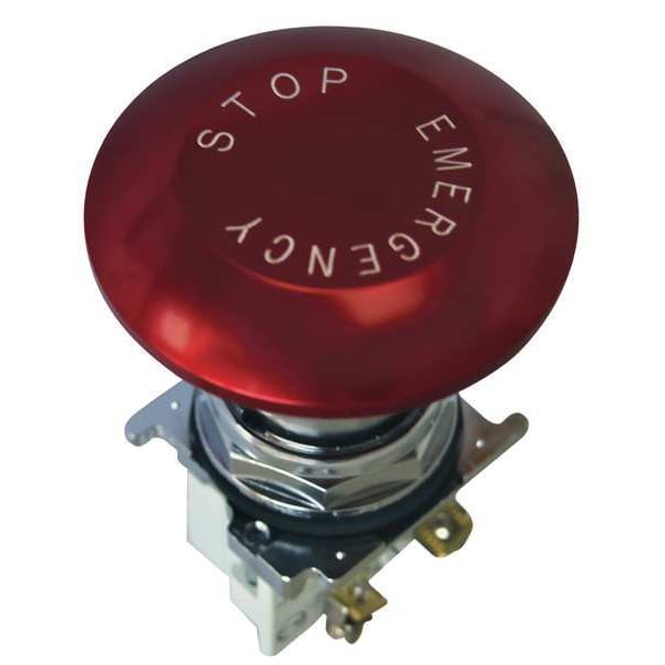 Botón de Parada de Emergencia Eaton Cutler-Hammer, Rojo, Material de la Cabeza: Aluminio - 10250T5J63-1X