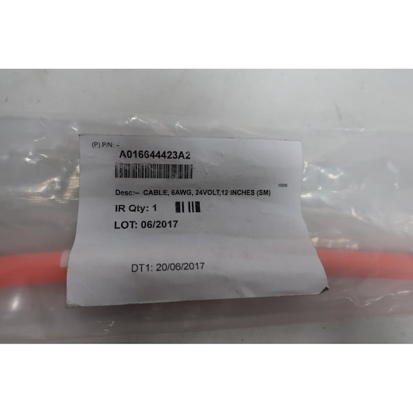 Cable de conexión Abb para soldadura por arco con 6 AWG, 24V, de 12 pulgadas - A016644423A2 - A016644423A2