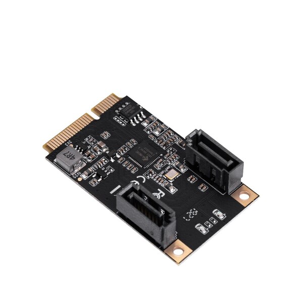 Iocrest 2 Port SATA III Full Height MiniPCIE Controller Card - SI-MPE40150
