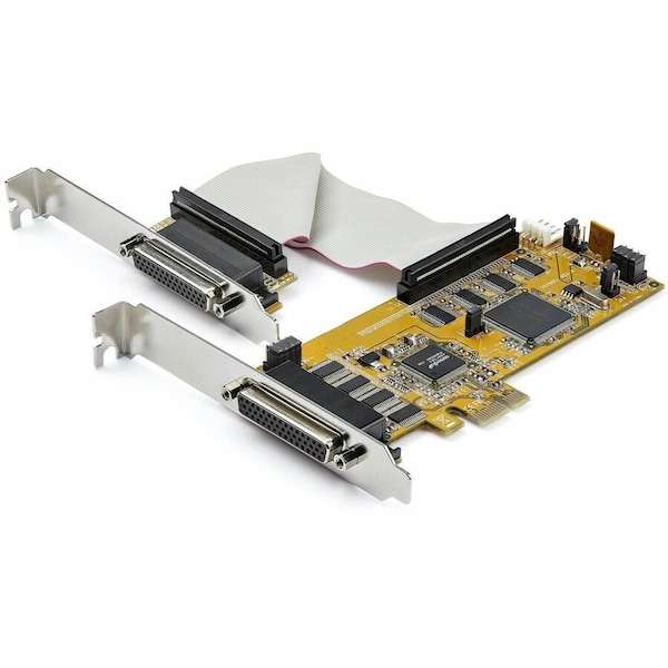 Startech.Com 8 PORT PCI EXPRESS RS232 SERIAL ADAPTER CARD 16C1050 UART 15KV ESD/SYSTEMBASE SB - PEX8S1050LP