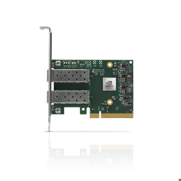 Nvidia CONNECTX-6 LX EN ADAPTER CARD, 25GBE, DUAL-PORT SFP28, PCIE 4.0 X8, SECURE BOOT,  - MCX631102AS-ADAT