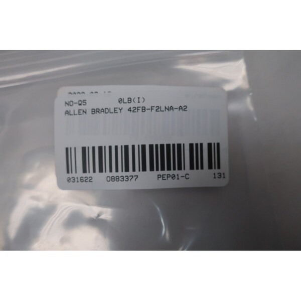 Sensor fotoeléctrico de Allen Bradley de 12-24V-DC - 42FB-F2LNA-A2.