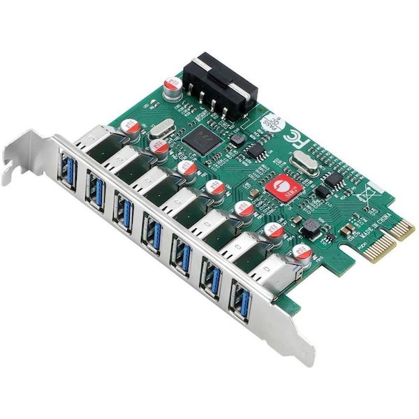 Siig USB 3.0 7 Port PCIe Host Card - JUP70211S1
