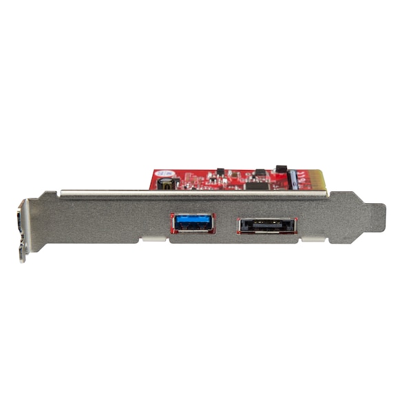 Startech.Com 2 Port USB 3.1 (10Gbps) + eSATA PCIe Card, 1x USB-A 1x eSATA - PEXUSB311A1E
