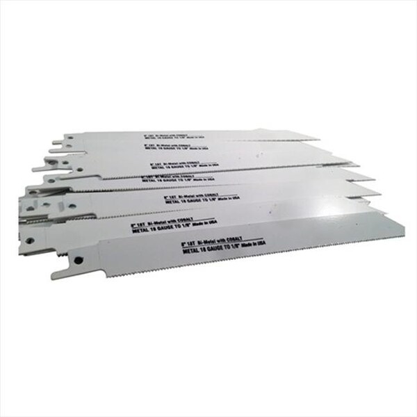 Disston Disston 6961-50 Blu-Mol 8 In. 18 Tpi Metal Cutting Bi-Metal Reciprocating Saw Blade; 50 Pack - 6961-50