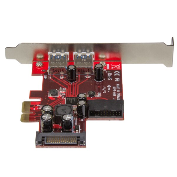 Startech.Com 4Port PCIe USB 3.0 Adapter Card -2 Motherboard-Style Headers - PEXUSB3S2EI