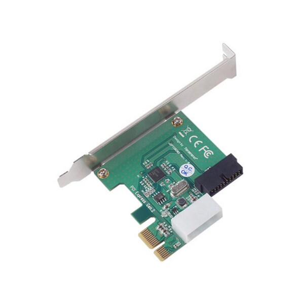 Silverstone USB 3.0 Internal 19 Pin Dual Port PCI Express Card - Silver - EC03S-P