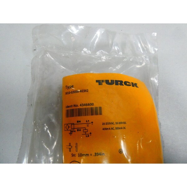 Sensor de proximidad Turck 20-250V-Ac 10-300V-Dc - BI10-G30SK-RZ3X2
