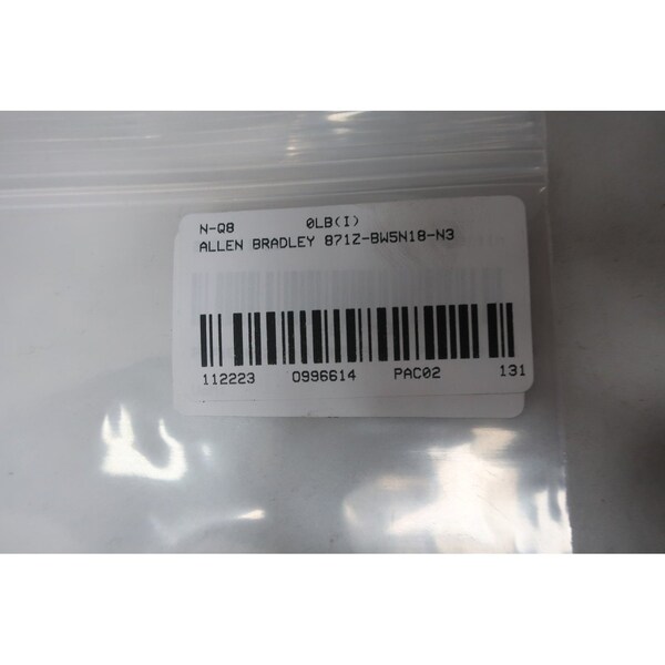 Allen Bradley SENSOR DE PROXIMIDAD INDUCTIVO 40-250V-AC 40-250V-DC - 871Z-BW5N18-N3