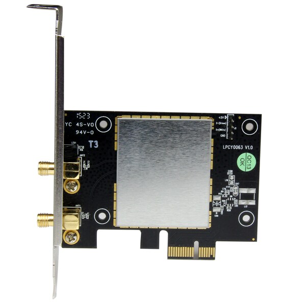 Startech.Com AC600 Wireless-AC Network Card - PCIe, Dual Band 2.4GHz/5GHz - PEX433WAC11