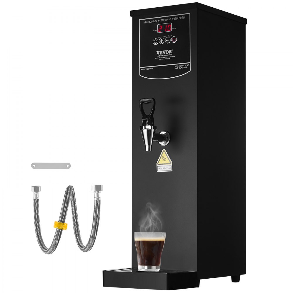 VEVOR 15L Commercial Water Boiler Electric Hot Water Dispenser Stainless Steel - SYKSQCGK40LHW3J6QV1