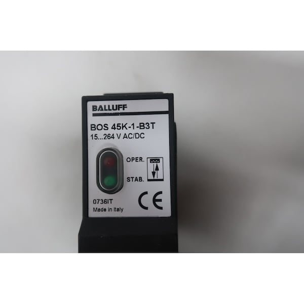 Sensor fotoeléctrico Balluff 15-264V-AC 15-264V-DC - BOS 45K-1-B3T
