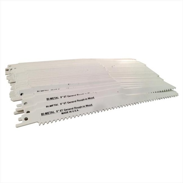 Disston Disston 6482-50 Blu-Mol 9 In. 6 Tpi Wood Cutting Bi-Metal Reciprocating Saw Blade; 50 Pack - 6482-50