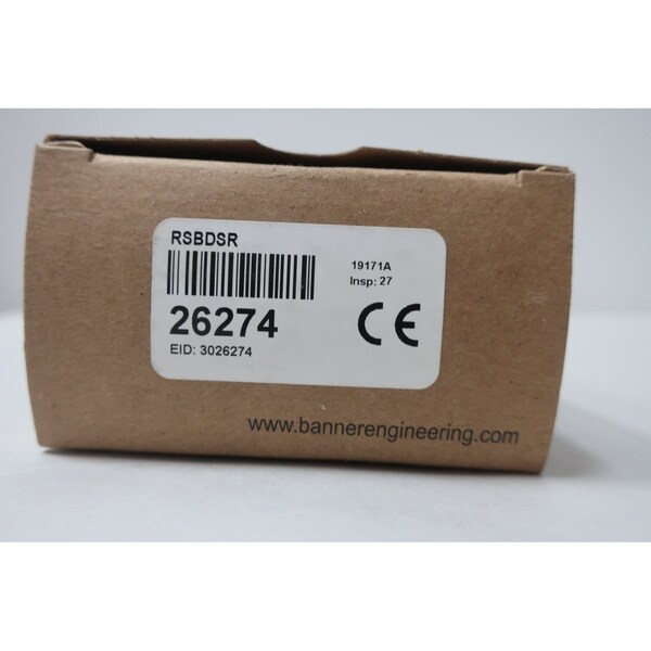 Banner RSBDSR 26274 Sensor fotoeléctrico MAXI-BEAM - RSBDSR 26274