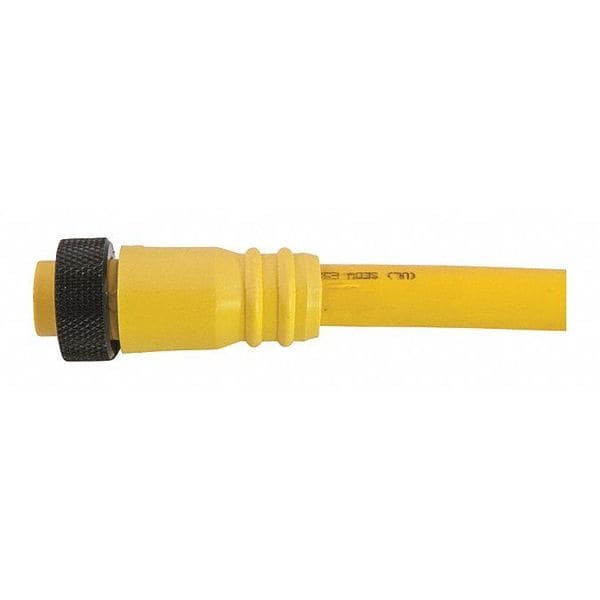 Remke Cordset, Mini, PVC, Hembra, 6 polos, 6 pies. - 106BA0060AP