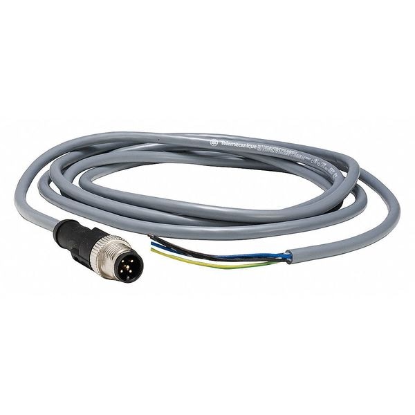 Cable de Conexión Telemecanique Sensors, 16.4 pies, Gris, 250VAC/300VDC - XZCPV1564L5
