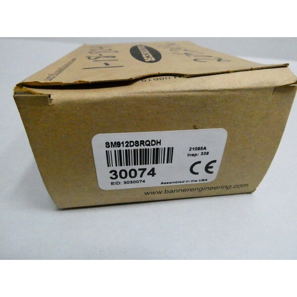 Banner Sensor Fotoeléctrico VALU-BEAM 10-30V-DC - SM912DSRQDH 30074
