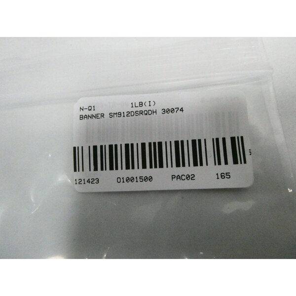 Banner Sensor Fotoeléctrico VALU-BEAM 10-30V-DC - SM912DSRQDH 30074