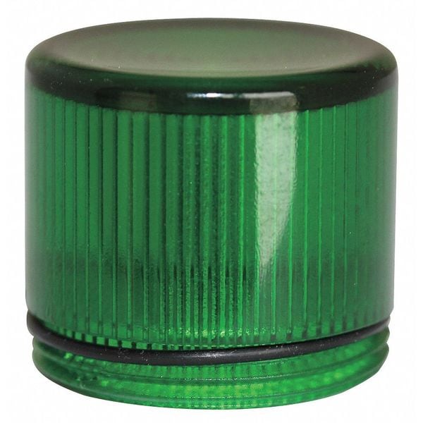 Tapa de botón pulsador Eaton Cutler-Hammer, iluminada, 30mm, verde - 10250TC22