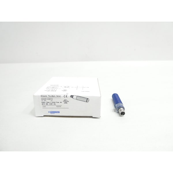 Sensor de proximidad ULTRASÓNICO DE PASO A TRAVÉS 12-24V-DC de Telemecanique Sensors - SM451A0810
