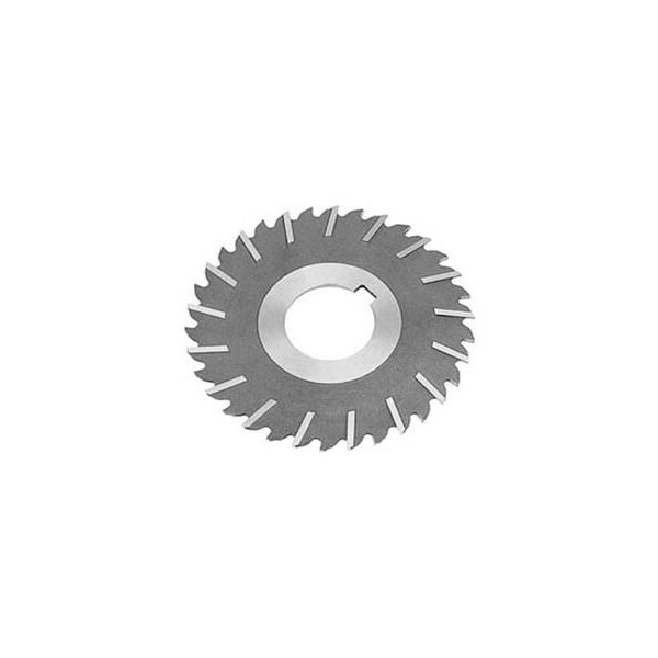 Toolmex HSS Import Metal Slitting Saw Staggered, Side Chip Clear, 3" DIA x 3/16" Face x 1" Hole,  - 5-749-276