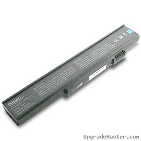 Denaq Denaq DQ-SQU-412-8 High Capacity Battery for Gateway 6000 6000 Laptops- 4400mAh - DQ-SQU-412-8