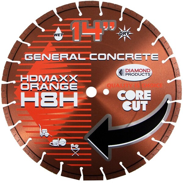 Diamond Products 14x.125xUnv Hd MaxxHeavy Duty Orange High Speed Blade - 53742