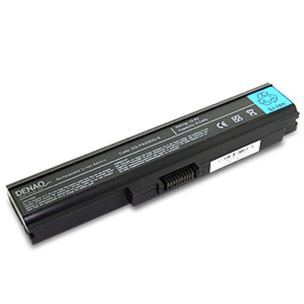 Denaq Denaq DQ-PA3593U-6 High Capacity Battery for Toshiba Satellite U300 Laptops- 5200mAh - DQ-PA3593U-6