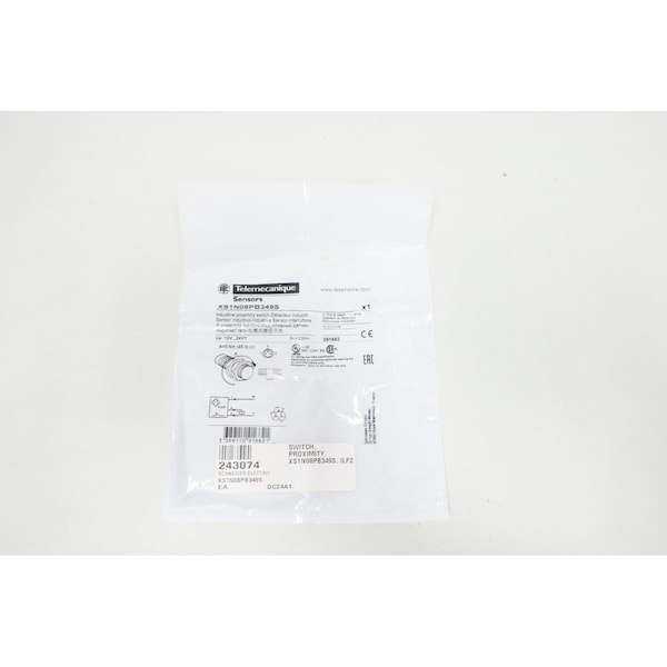 Interruptor de proximidad inductivo de 12-24V-DC - XS1N08PB349S de Telemecanique Sensors