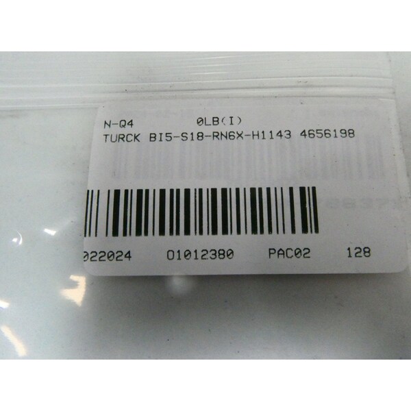 SENSOR DE PROXIMIDAD Turck 10-30V-DC - BI5-S18-RP6X-H1143