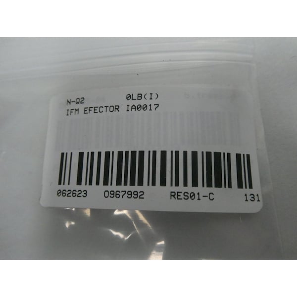 SENSOR DE PROXIMIDAD IFM 20-250V-AC 20-250V-DC - IA0017 IA-2010-ABOA/6M