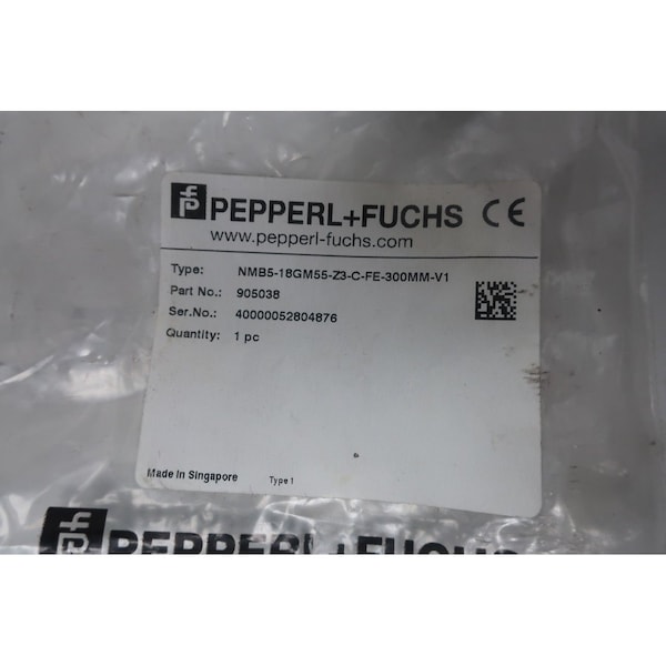 Sensor de proximidad Pepperl Fuchs 6-30V-DC - NMB5-18GM55-Z3-C-FE-300MM-V1 905038