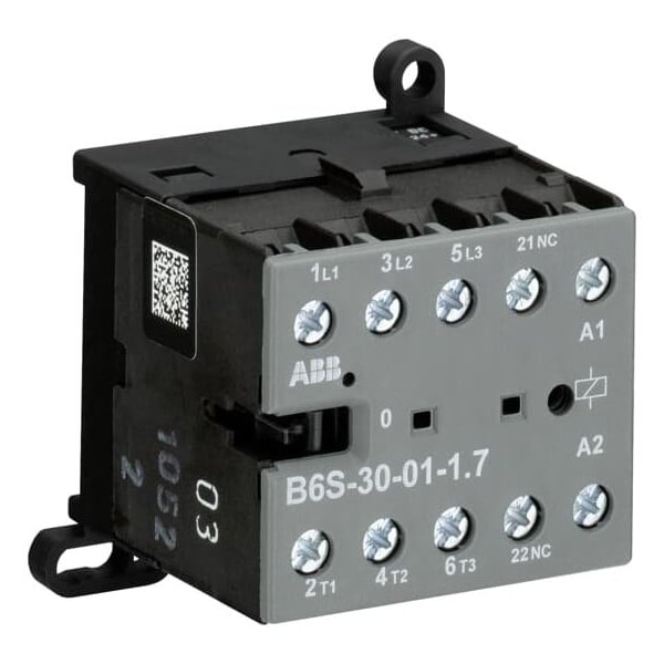 Abb B6S-30-01-1.7, 3P MINI CONTR, 24V / 1.7W, 1NC, PK 10 - B6S-30-01-1.7.