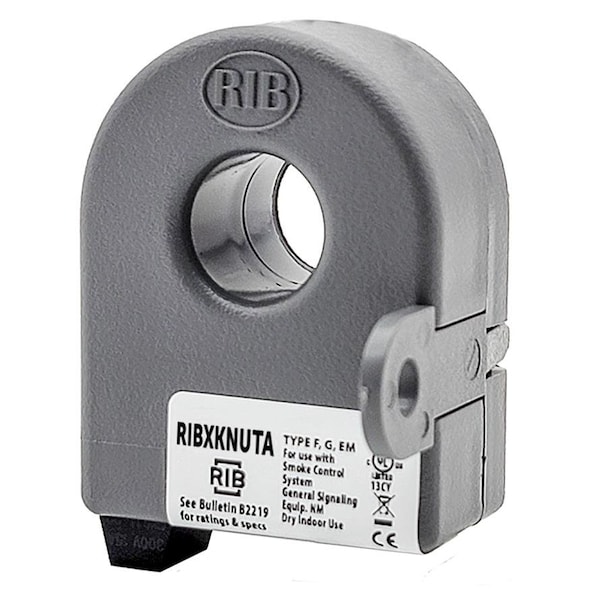 Dispositivo funcional Sensor de corriente alterna de núcleo sólido cerrado, 0.2-150 amperes, salida de 1A, ajustable, terminales - RIBXKNUTA