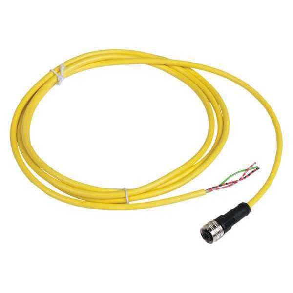 Cable de Sensor Telemecanique, 6.56 pies, Amarillo, 250VAC/300VDC - XZCPV1865L2